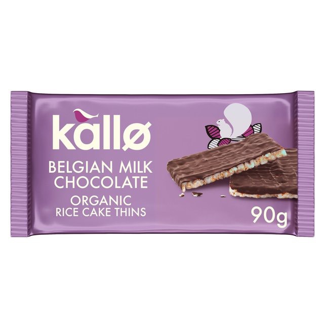 Kallo Organic Milk Chocolate Rice Cakes